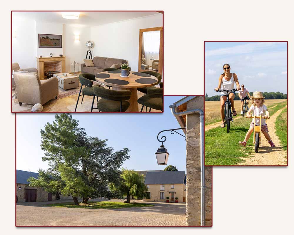 Un gîte parfait pour une escapade ou une halte à la campagne à 1h au sud de Paris